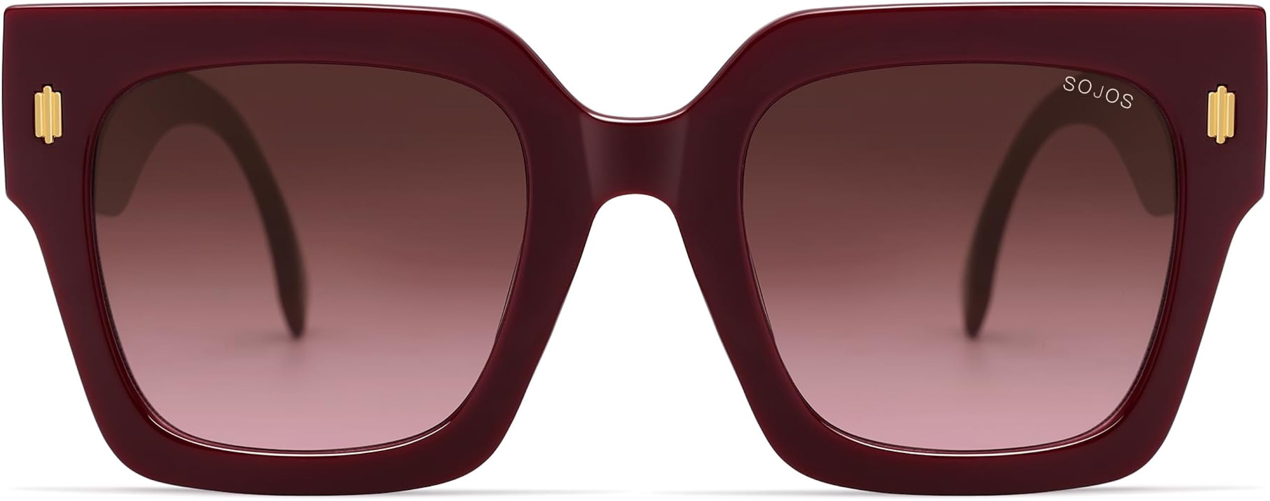 SOJOS Oversized Sunglasses for Women Thick Big Square UV400 Shades SJ2194 | Amazon (US)