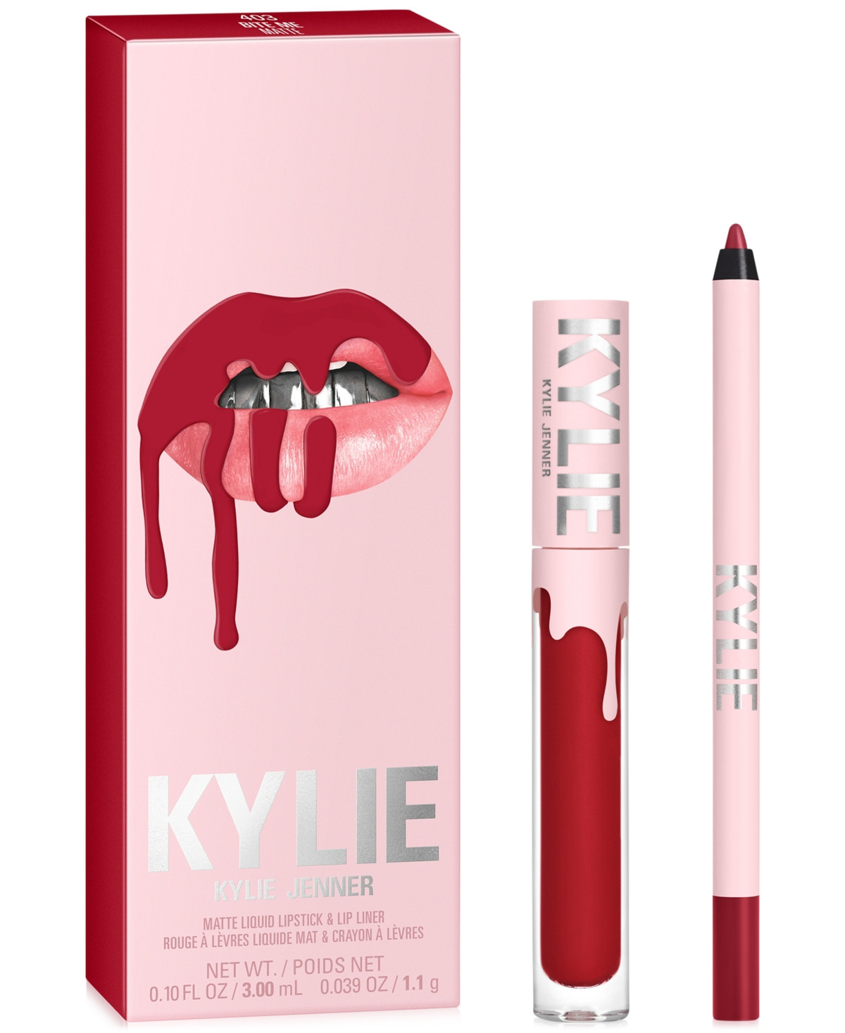 Kylie Cosmetics 2-Pc. Matte Lip Kit - 403 Bite Me | Macy's