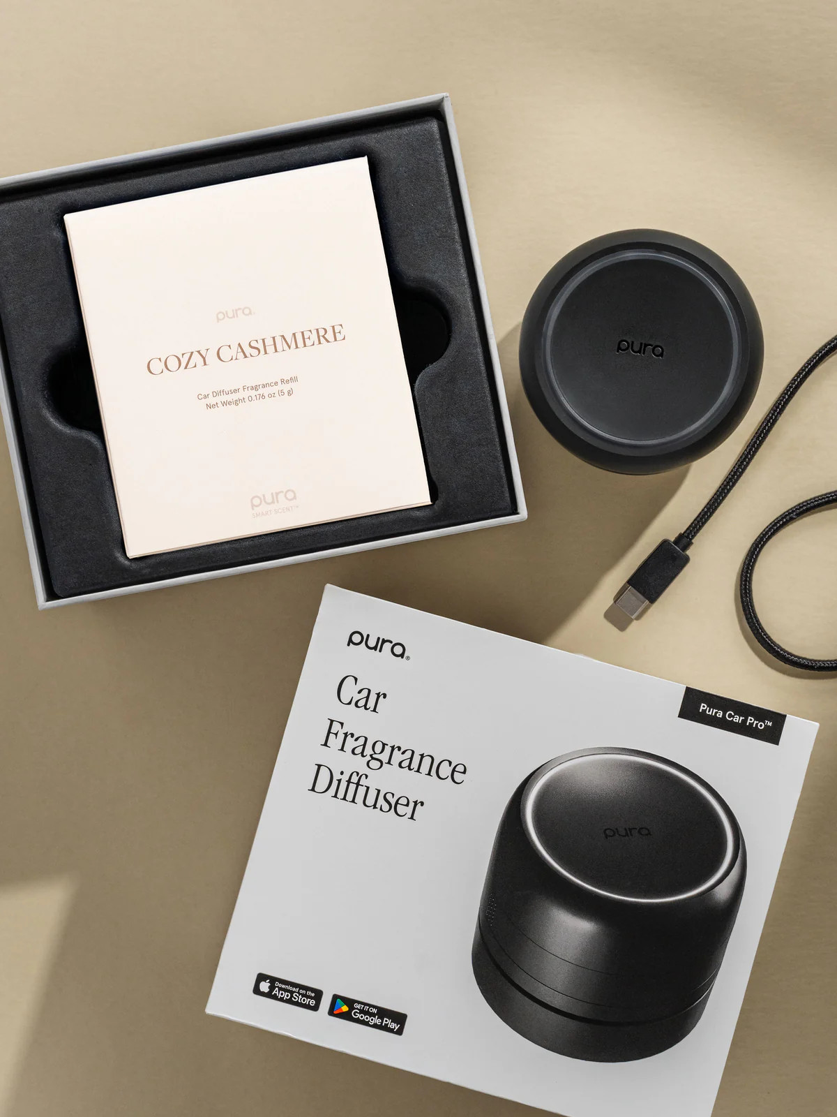 Cozy Cashmere Car Set | Pura