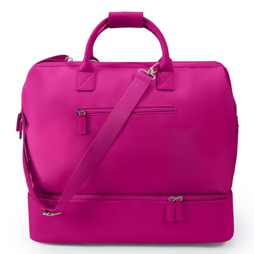 NOBL Travel Weekender Bag for Women & Men, Large Duffel Carry-On Tote with Trolley Sleeve, Separa... | Amazon (US)