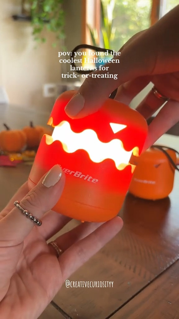 Light the way this Halloween with glowing pumpkin lanterns! Perfect for trick-or-treating, front porch Halloween décor, or adding spooky charm to your fall nights. These festive lanterns for Halloween are safe, fun, and the ultimate accessory for little ghosts and goblins. 🍂✨ #PumpkinLantern #HalloweenDecor #TrickOrTreat #FallVibes

#LTKSeasonal #LTKFamily #LTKKids