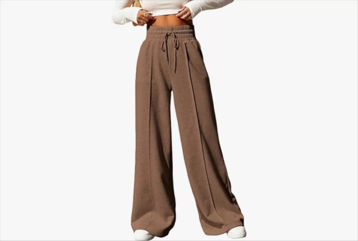 SOLY HUX Women's Flare Leggings High Waisted Sweatpants Bell
