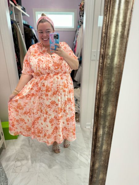 Happy Wednesday! My pretty Torrid dress is marked down to just $25.99 today! All sizes still available! I’m in the size 3 and it fits perfectly. Shop the look here! 

#LTKStyleTip #LTKSaleAlert #LTKPlusSize