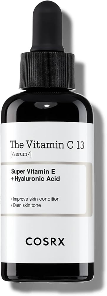 COSRX Pure Vitamin C 13% Serum with Vitamin E & Hyaluronic Acid, Hydrating Facial Serum for Fine ... | Amazon (US)