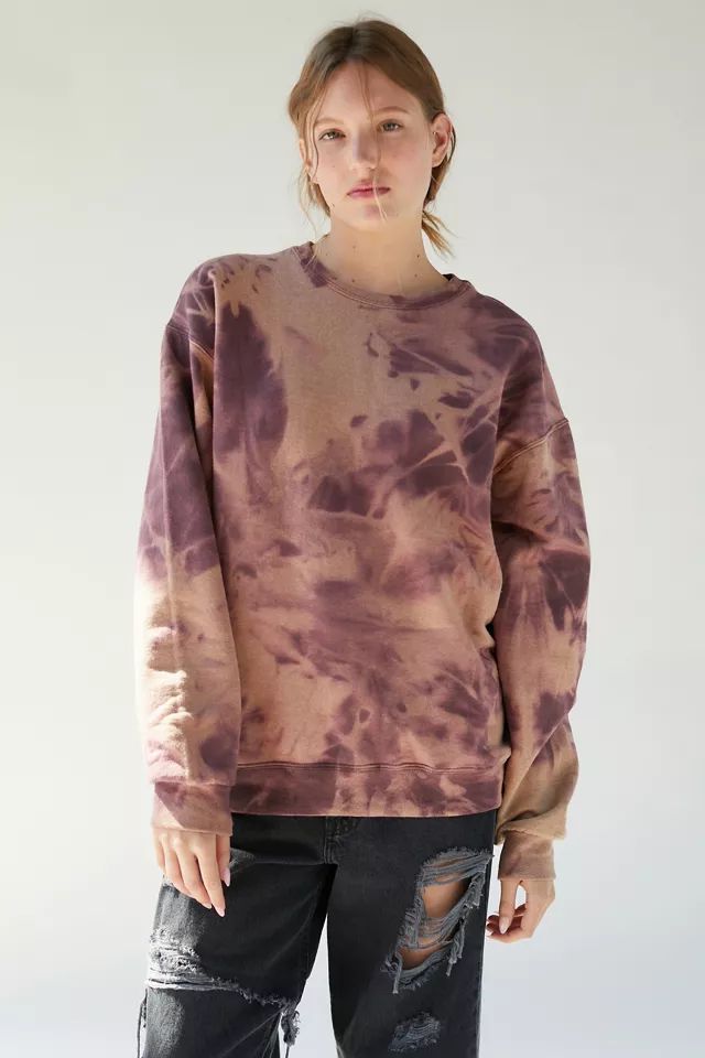 Urban Renewal Remade Blotchy Dye Sweatshirt | Urban Outfitters (US and RoW)