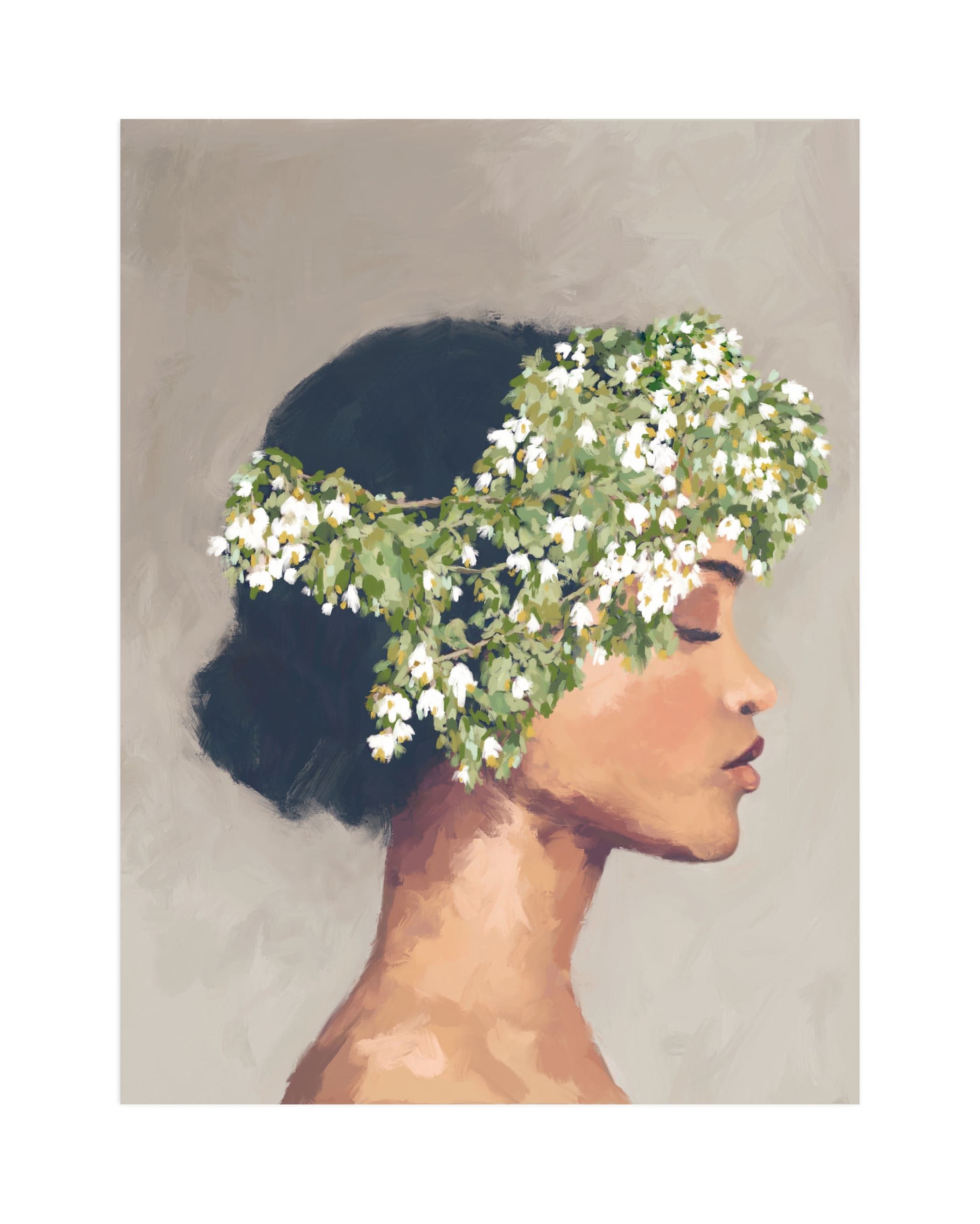 "Crowning Glory" - Painting Limited Edition Art Print by Marabou Design. | Minted