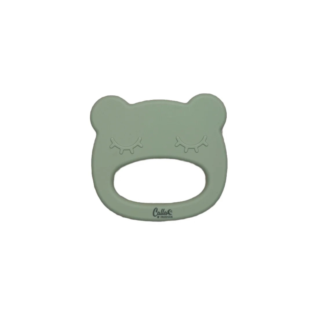 Bear Silicone Sensory Teether | Calla and Friends