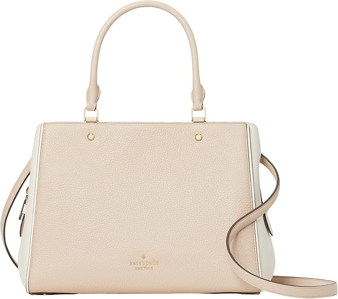 Kate Spade Leila Medium Triple Compartment Satchel Crossbody Bag Purse Handbag | Amazon (US)