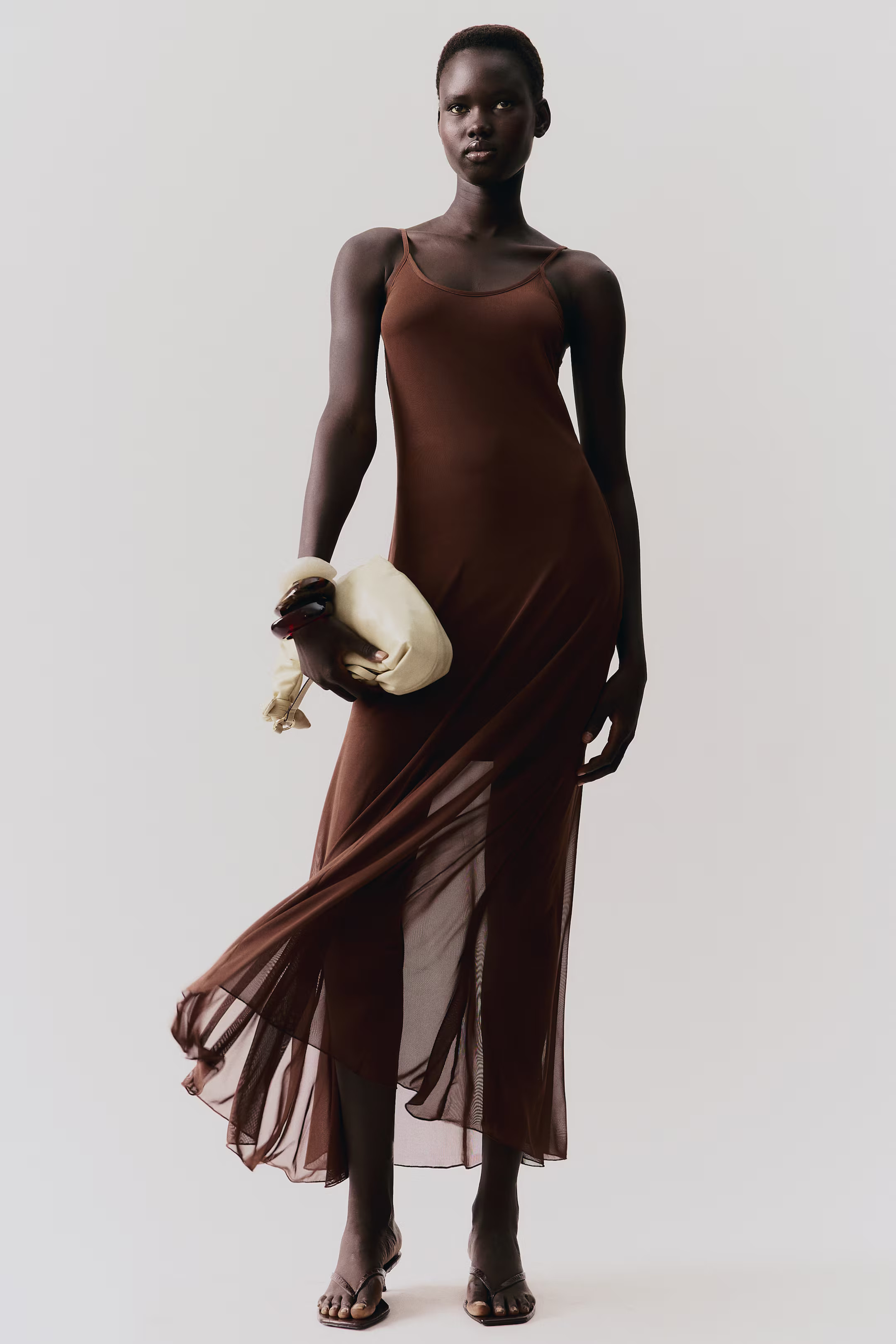 Trägerkleid aus Mesh - Hellgrün - Ladies | H&M AT | H&M (DE, AT, CH, NL, FI)