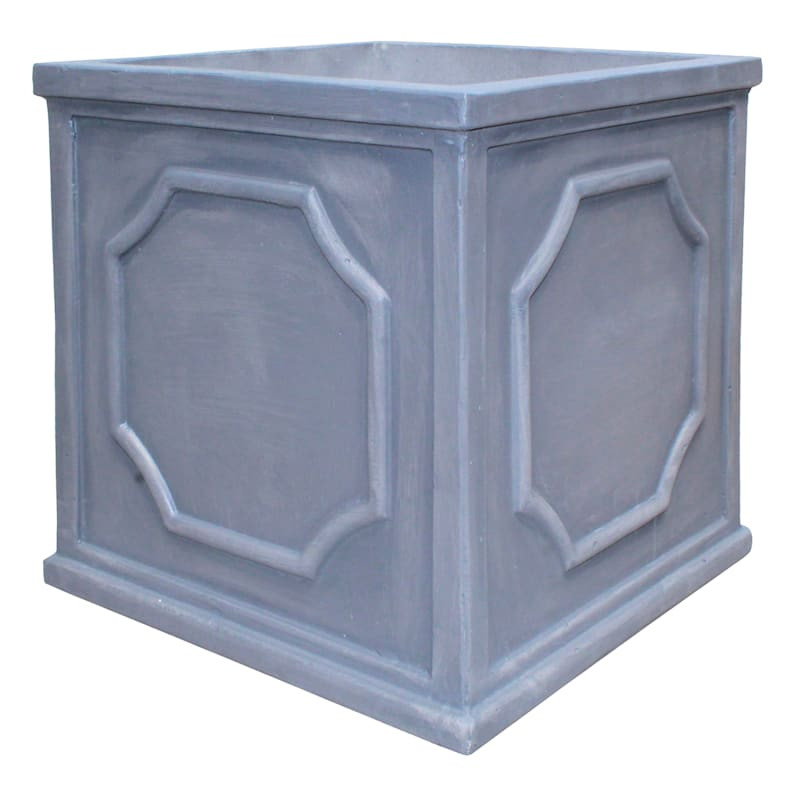 Classic Blue Square Planter, 8" | At Home