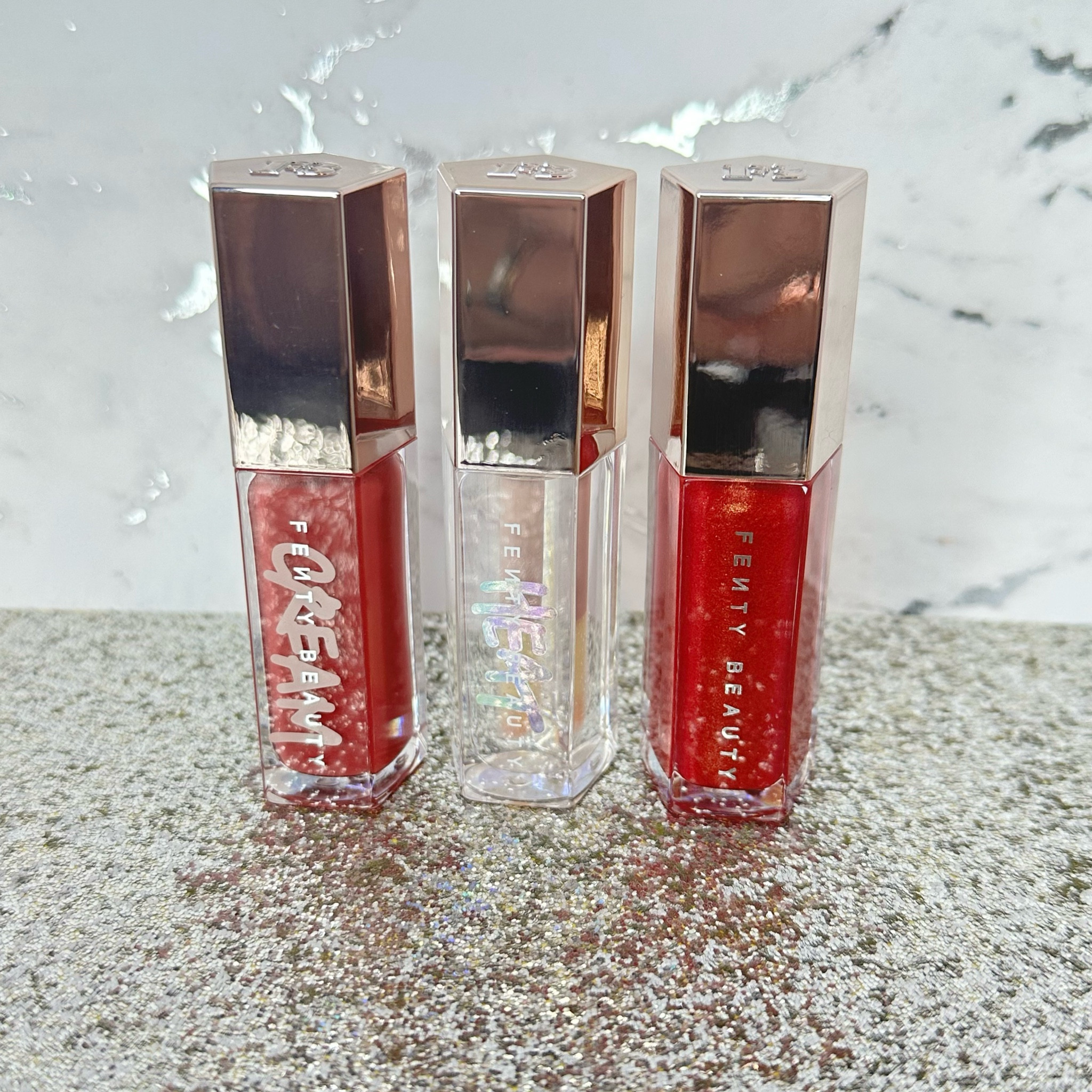 Fenty beauty by Rihanna- 💋
Gloss Bomb volume 6.0 full size trio- Gorgeous lip gloss set perfect for gift giving!! You can find this at Sephora. I’m absolutely in love with this set. 
It comes with a sparkly gloss, cream & a heat! So pretty, very hydrating and high shine ✨ 😍 
Grab one of these before they’re gone!

#LTKHoliday #LTKbeauty