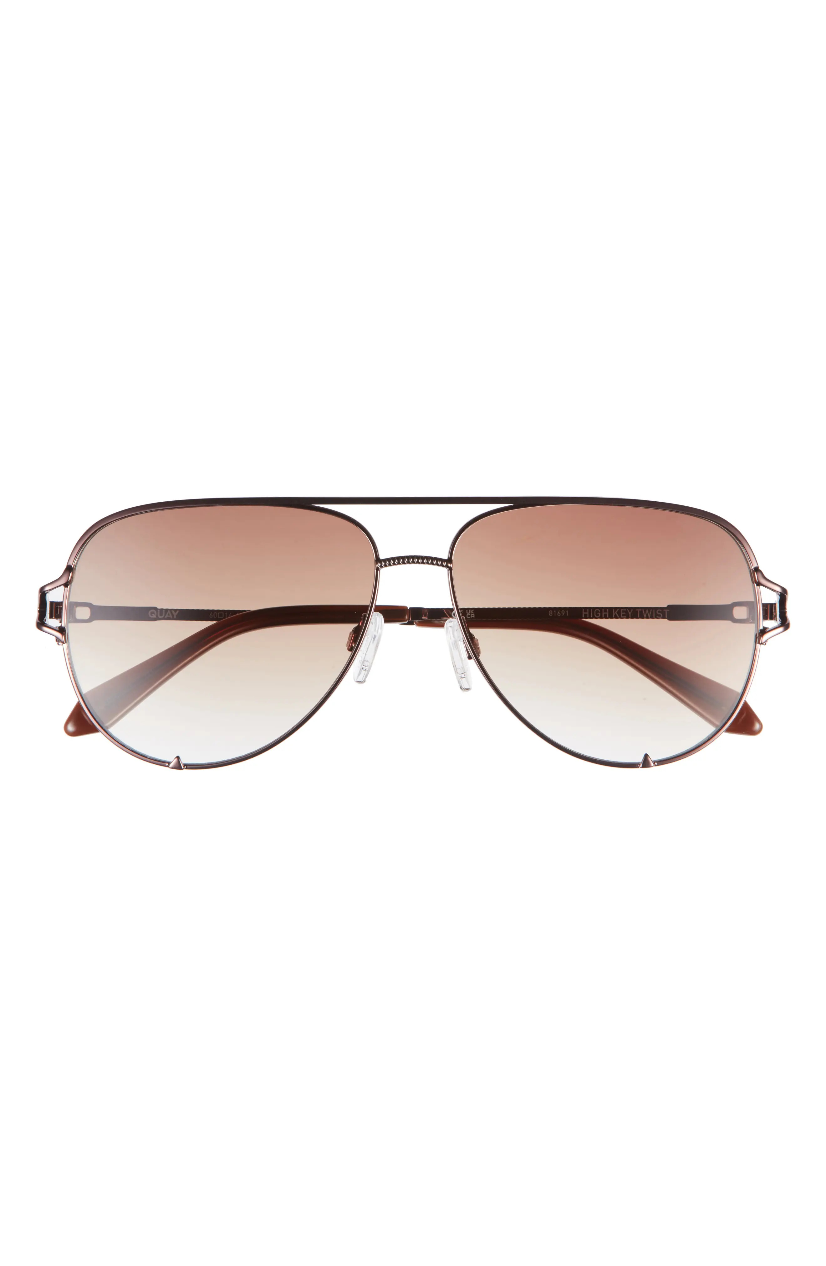 High Key Twist 60mm Gradient Aviator Sunglasses (Women) | Nordstrom | Nordstrom