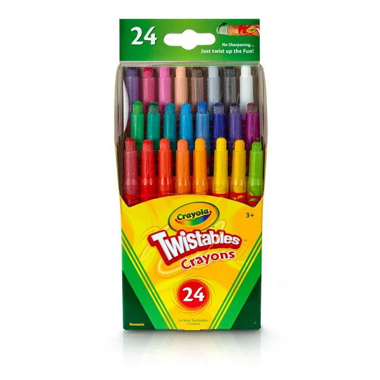 Crayola Twistables Mini Crayon Set, 24 Count - Walmart.com | Walmart (US)