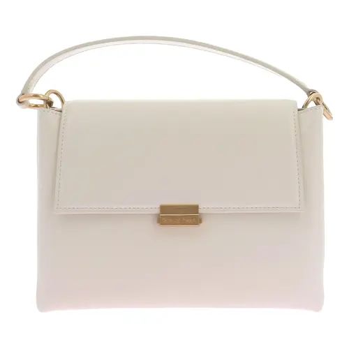 Leather handbag Bouguessa White in Leather - 41339780 | Vestiaire Collective (Global)