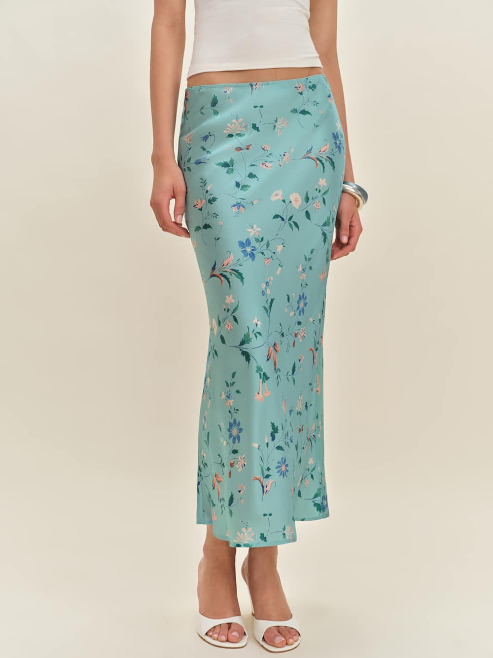 Layla Silk Skirt | Reformation (Global)
