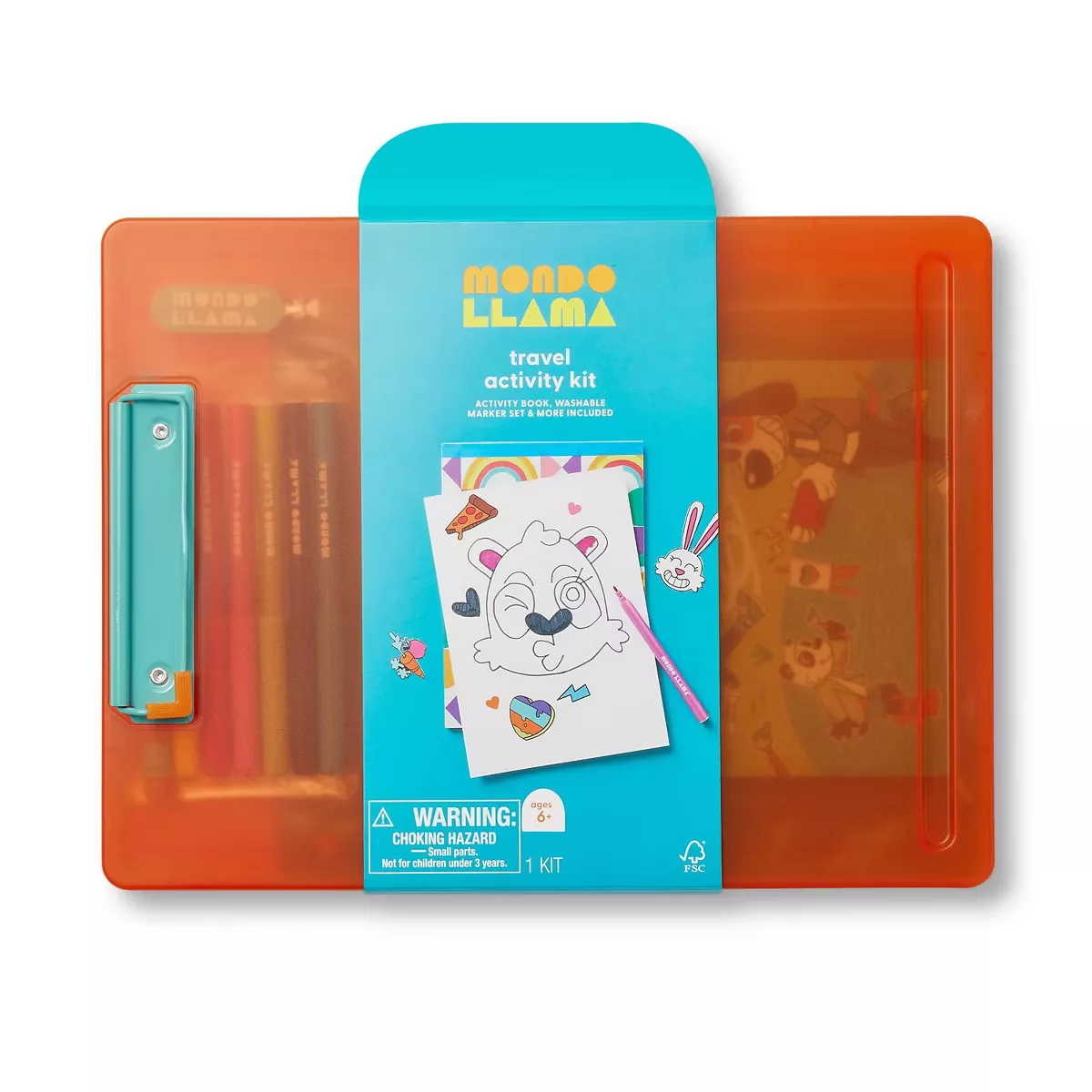 llamas & more coloring kit