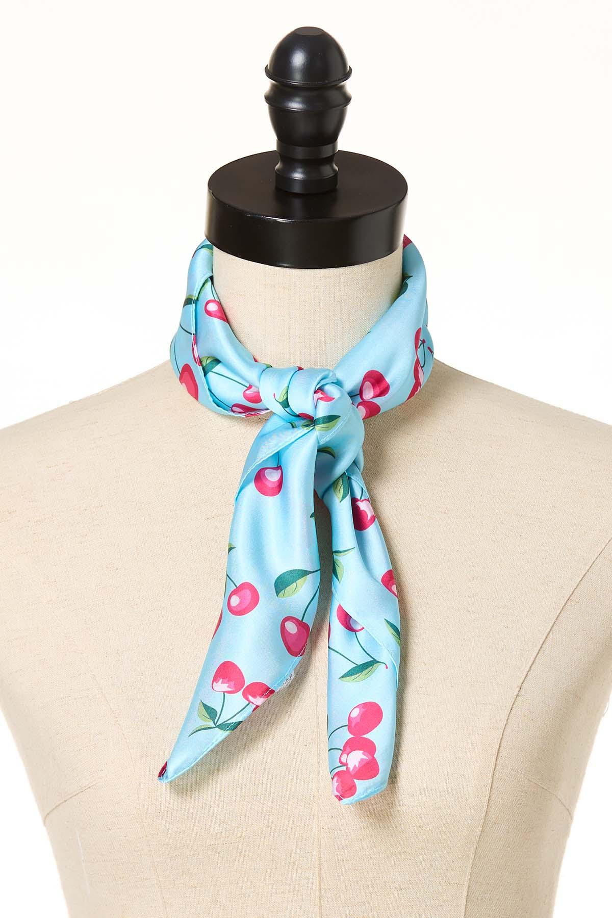 Cherry Printed Square Scarf | Cato Fashions