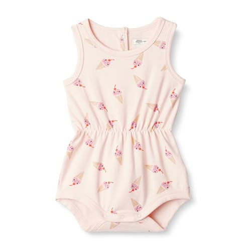 Amazon.com: Amazon Essentials x Sofia Grainge Baby Girls' Lightweight French Terry Sleeveless Sho... | Amazon (US)