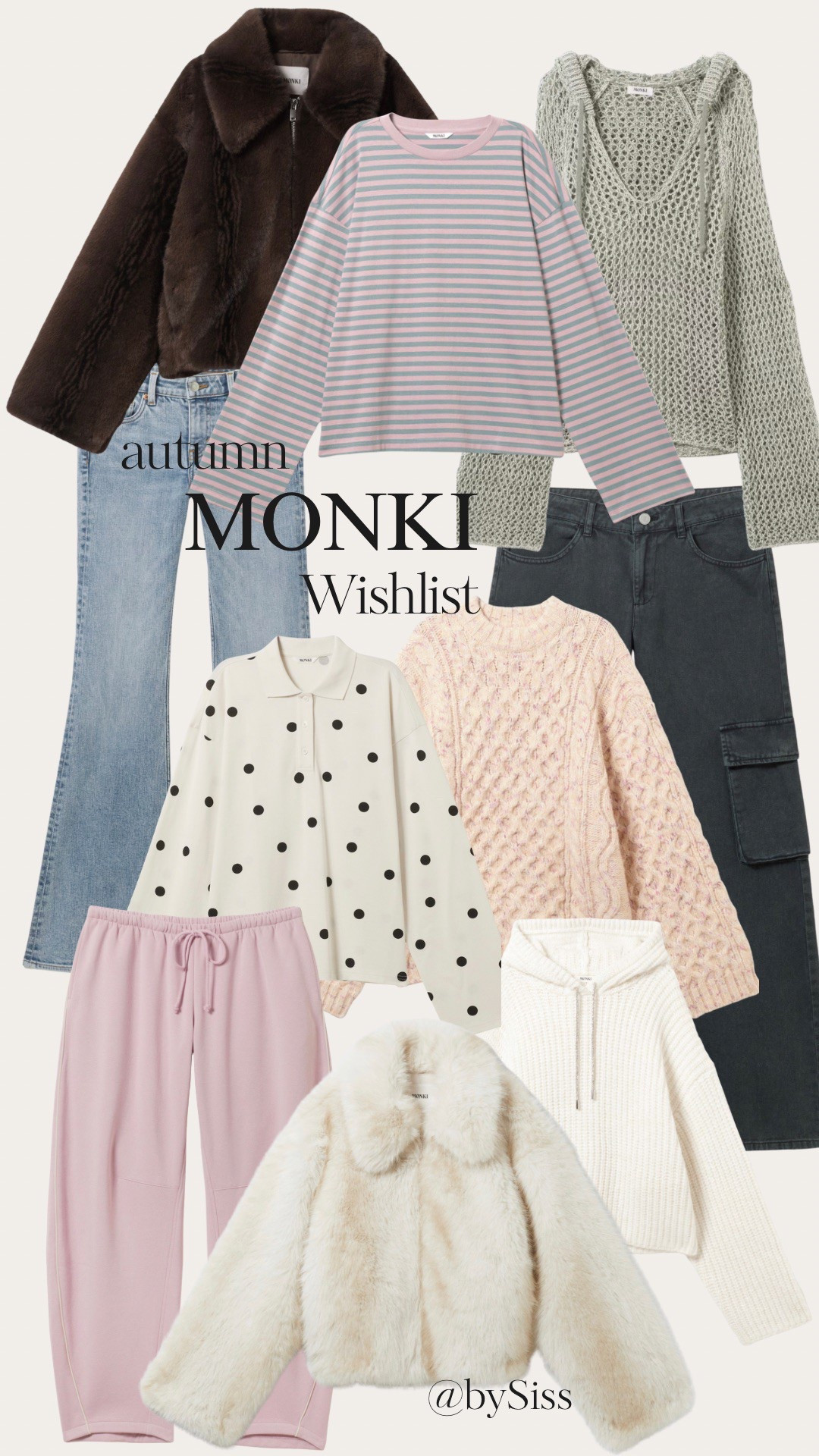 Monki Autumn faves 🎀🫶🏻 this faux fur cozy jacket is just loveeeee and the dotted polo and cute knits 🫶🏻🫶🏻💕💕 also the pink joggers are too cute!! 

#LTKSeasonal #LTKU #LTKStyleTip