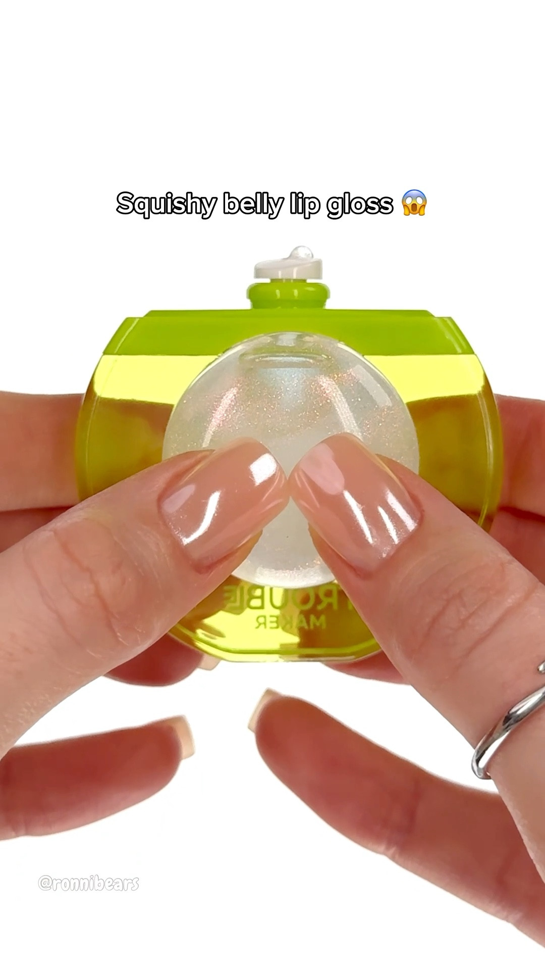 This viral clear lip gloss has a squishy belly 😱 It’s packaging is unique and fun to use! The gloss is sparkly and hydrating, leaving your lips glossy & plump 👄 

Linked here along with my other fun makeup finds! 🖤

🛍️ Trouble Maker Bubble Trouble Lip Gloss in Elijah

#LTKbeauty #LTKuk