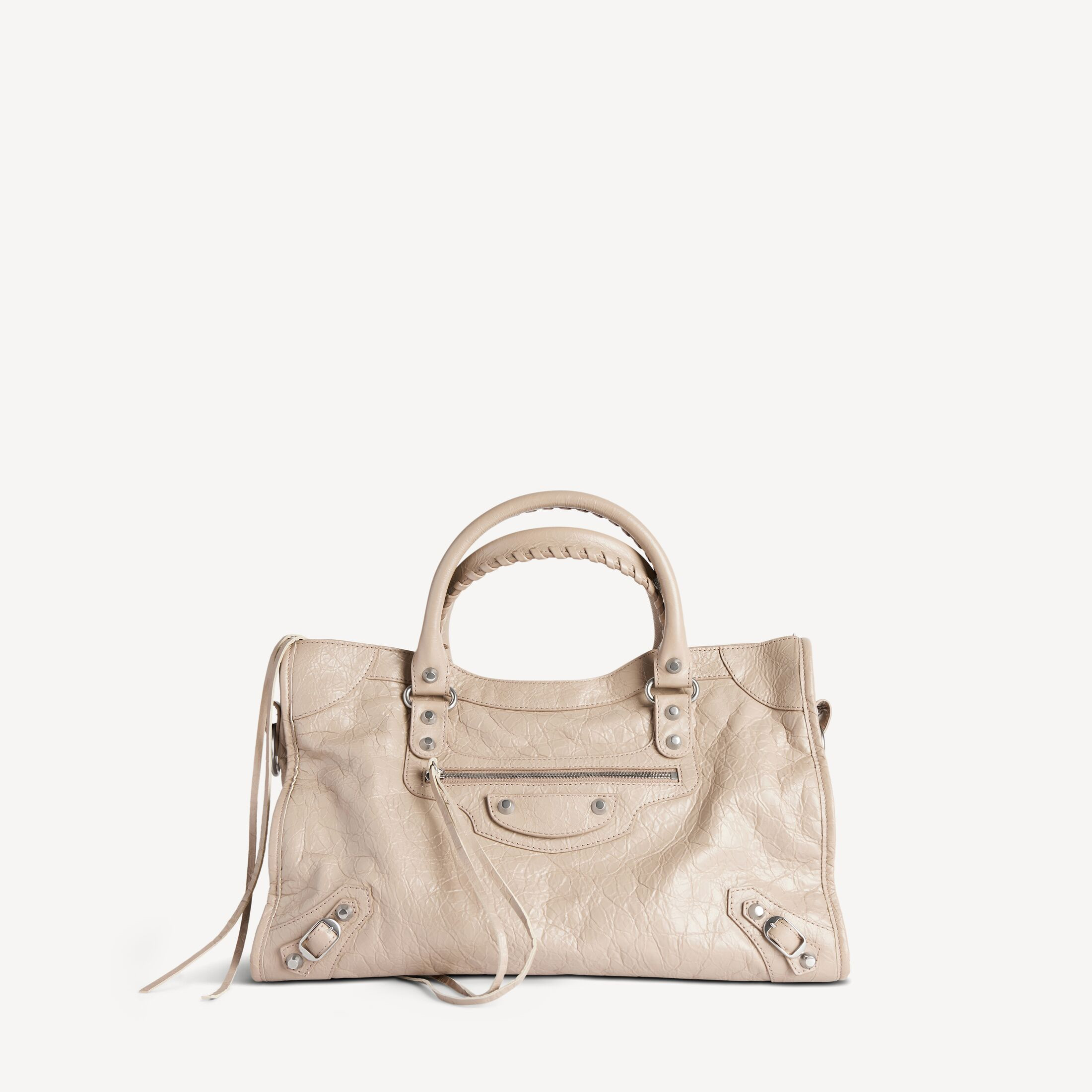 Balenciaga Le City Bag Medium - Beige - Women's | Balenciaga