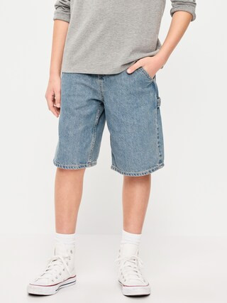 Below Knee Super Baggy Utility Jean Shorts for Boys | Old Navy (US)