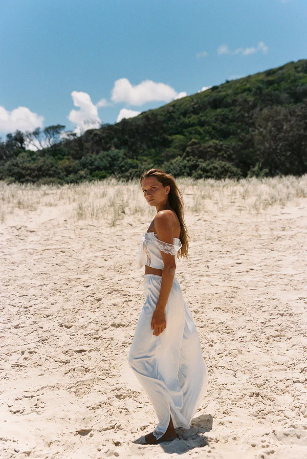 Cindy Pant Set Ivory | Kat the Label US