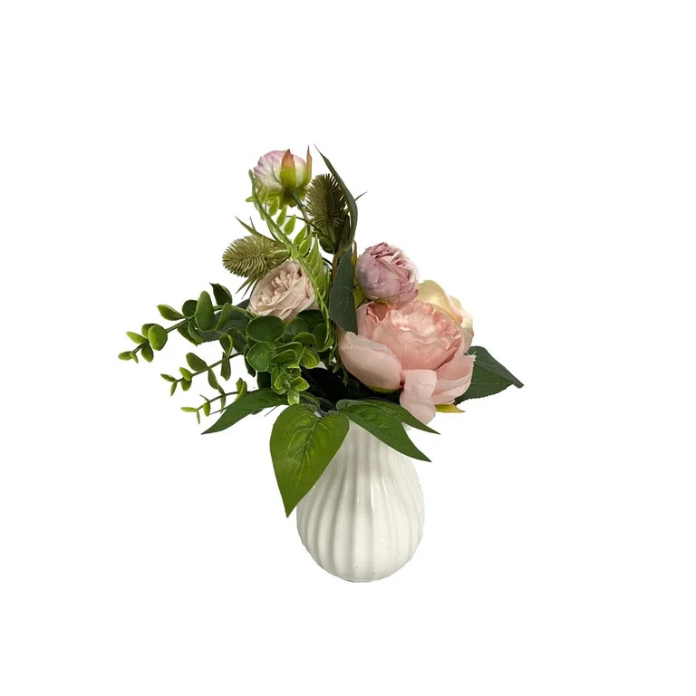 Artificial Easter Flower Arrangement in Pot, Multicolor, by My Texas House | Walmart (US)