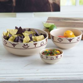 Branded 3 Pc Bowl Set | Rod's Western Palace/ Country Grace