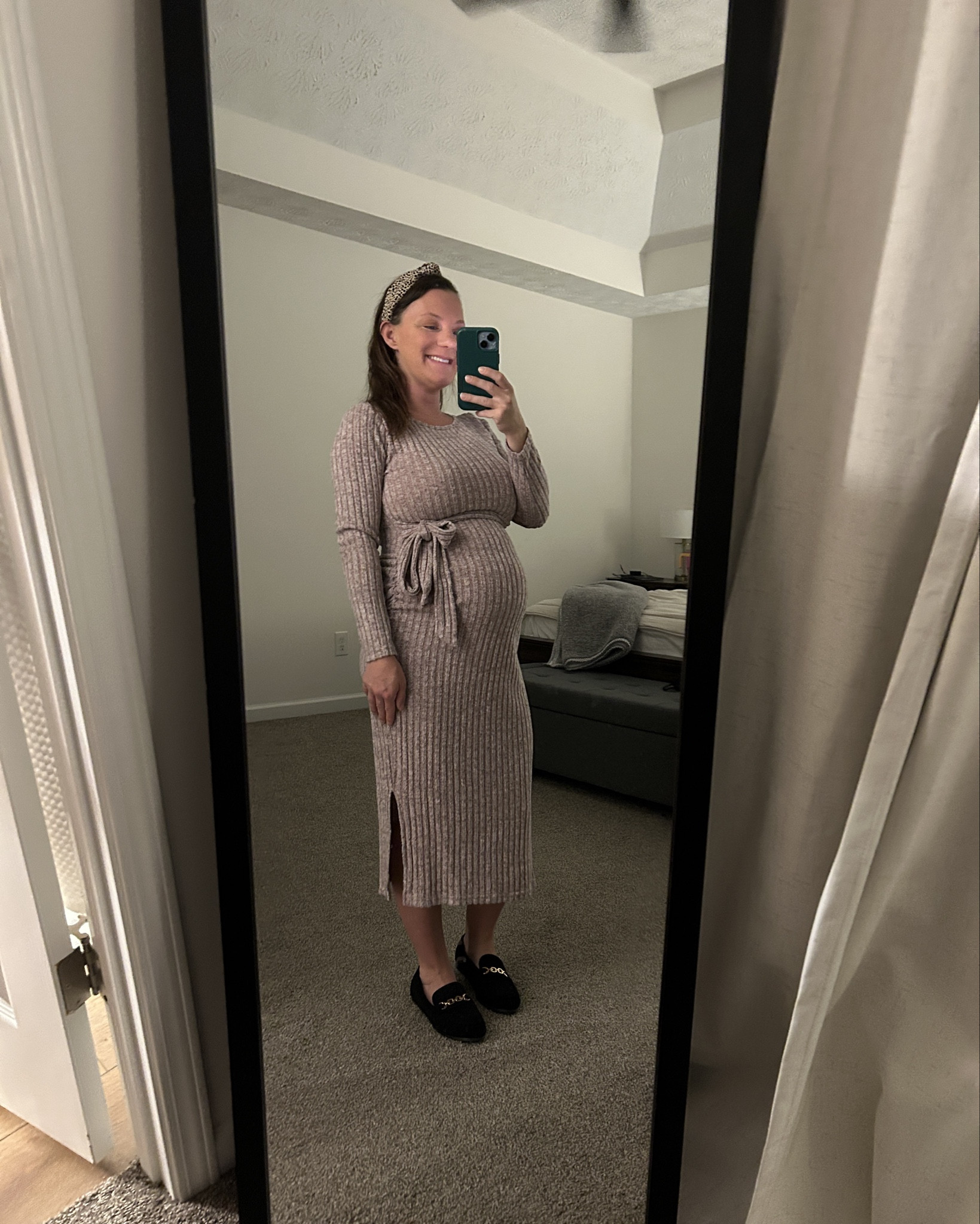 Loving this sweater dress! 
It’s lightweight and perfect for spring! 
Maternity | Bump friendly 

#LTKBump #LTKootd #LTKPetite