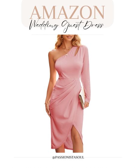 PRETTYGARDEN Women's One Shoulder Ruched Bodycon Dress 2024 Summer Cutout Slit Wrap Party Cocktail Midi Dresses #weddingguest #weddingguestdress #springdress #formaldress

#LTKwedding #LTKstyletip