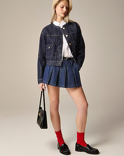 Denim lady jacket in Rinse wash | J. Crew US