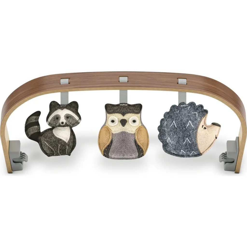 UPPAbaby Forest Fun Toy Bar for Mira 2-in-1 Bouncer in Grey/Walnut Wood at Nordstrom | Nordstrom