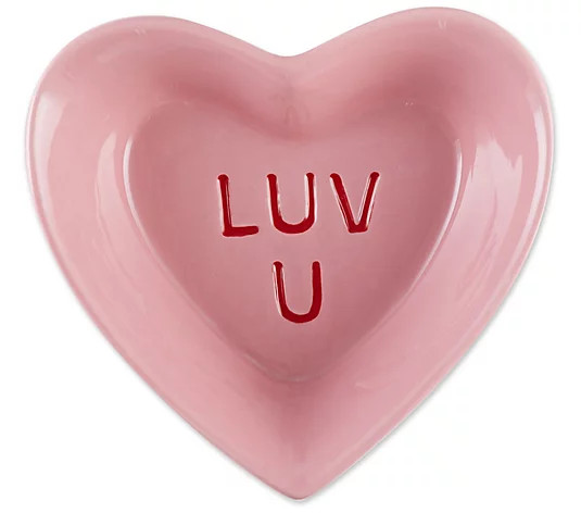 Design Imports Set of 4 Sweet Talk Valentine'sDay Candy Bowls | QVC