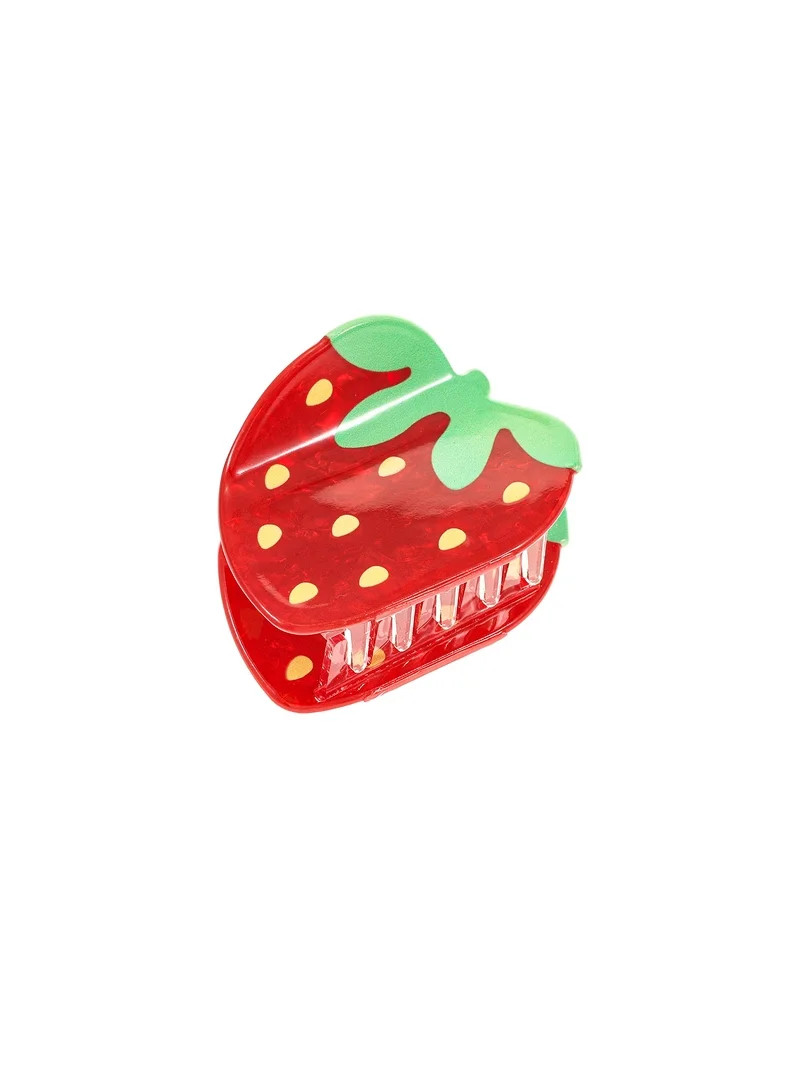 Way to Celebrate Valentine's Day Strawberry Claw Clip, 1 Piece | Walmart (US)