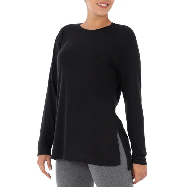 Athletic Works - Athletic Works Women's Active Long Sleeve Tunic Length Yoga Top - Walmart.com | Walmart (US)