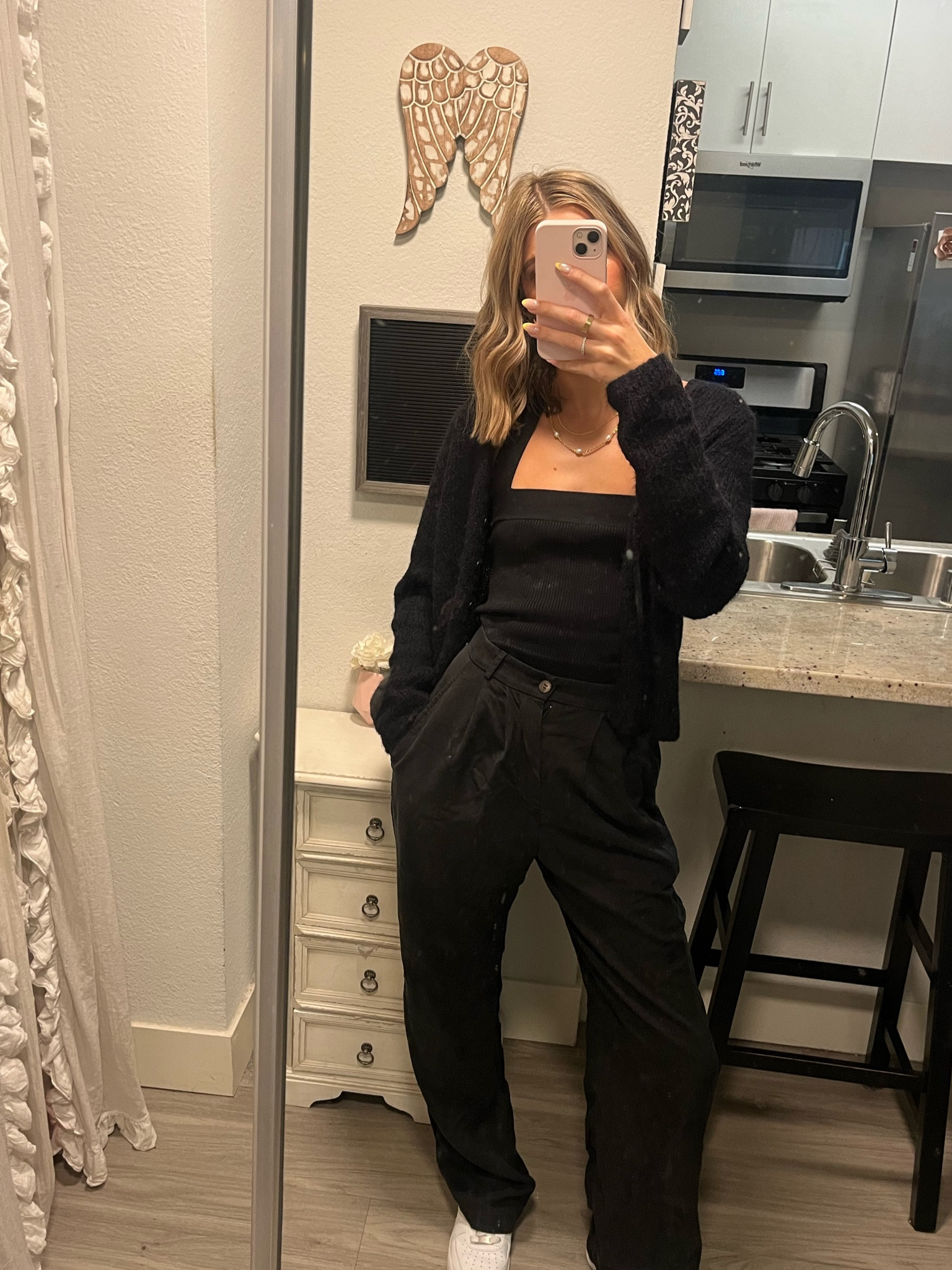 an all black outfit never fails! 

#LTKGiftGuide #LTKSeasonal #LTKSale