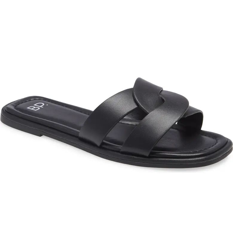 Ariya Faux Leather Slide Sandal | Nordstrom