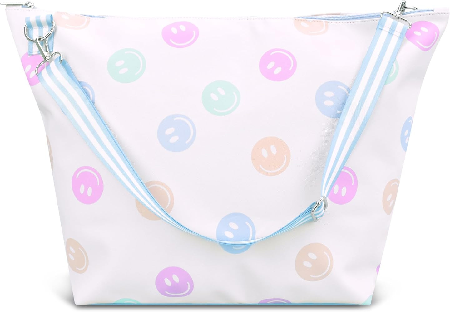 iscream Girls' Weekender Travel Tote Bag with Adjustable Strap and Interior Zipper Pocket - Soft ... | Amazon (US)