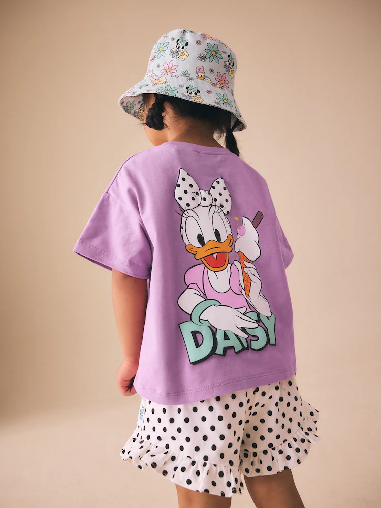 Purple Disney Daisy Duck Shorts Set (3mths-7yrs) | Next US