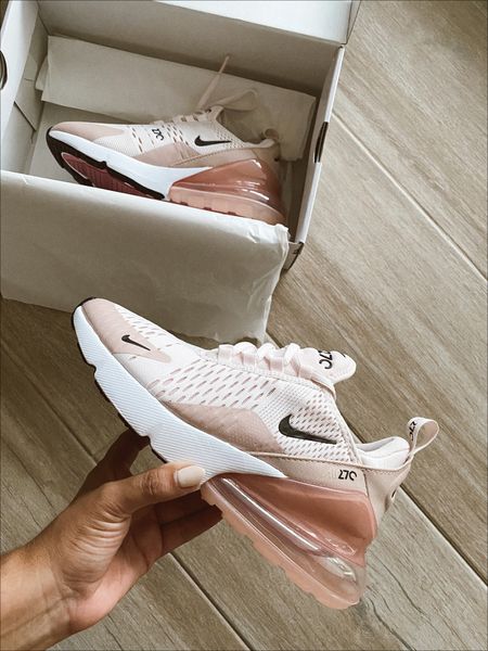 Back in stock 🤍 #sneakers #sneaker #nikes #blushnikes #airmax270 #blushsneakers #workoutshoes #shoes #nordstrom #nikesneakers 

#LTKshoecrush #LTKFind #LTKfit