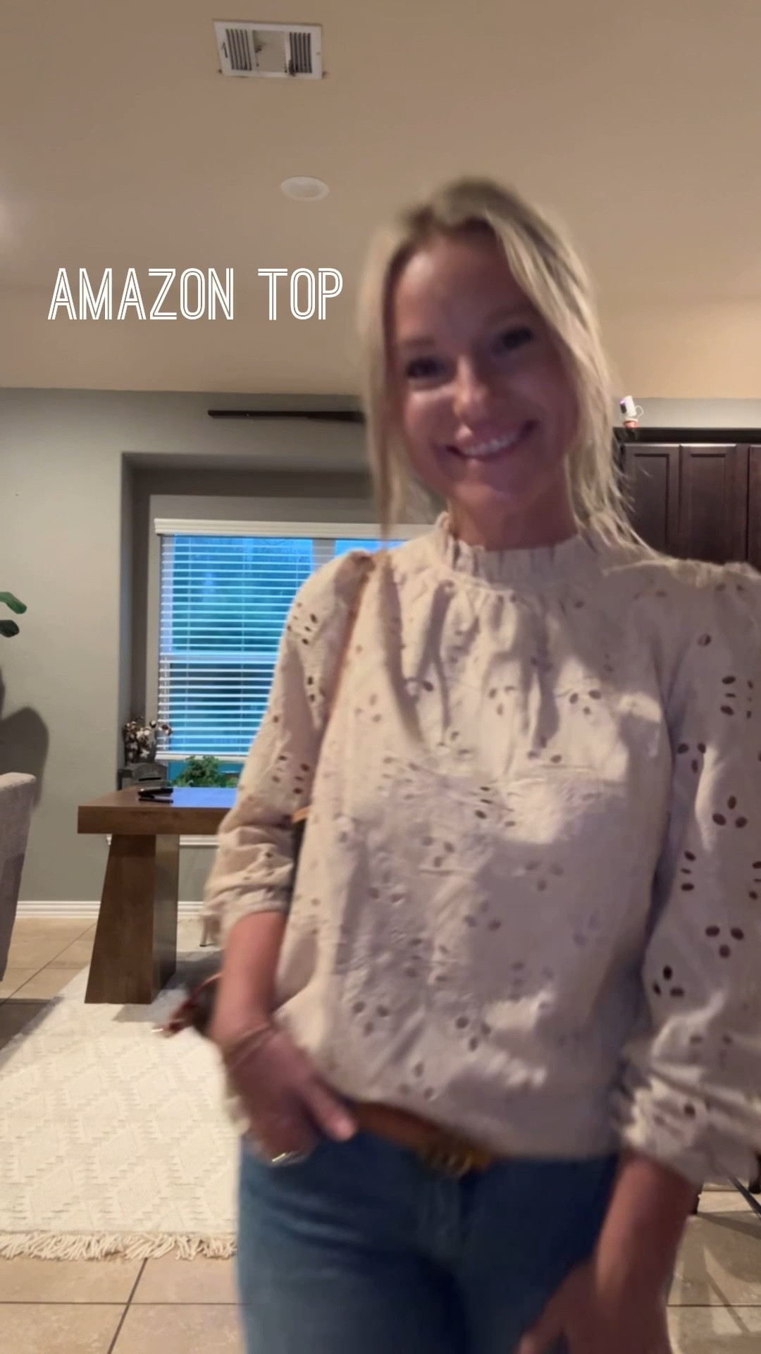 This this Amazon blouse is so perfect for work however it does run a little snug because it’s double lined so size up if you don’t like a snug feeling. 
Dupe Belt

Jeans are by Oliver Logan ￼￼

#LTKgrwm #LTKootd