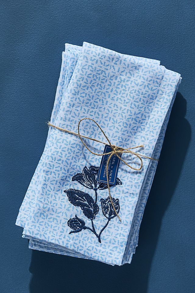 Mark D. Sikes Napkins, Set of 4 | Anthropologie (US)