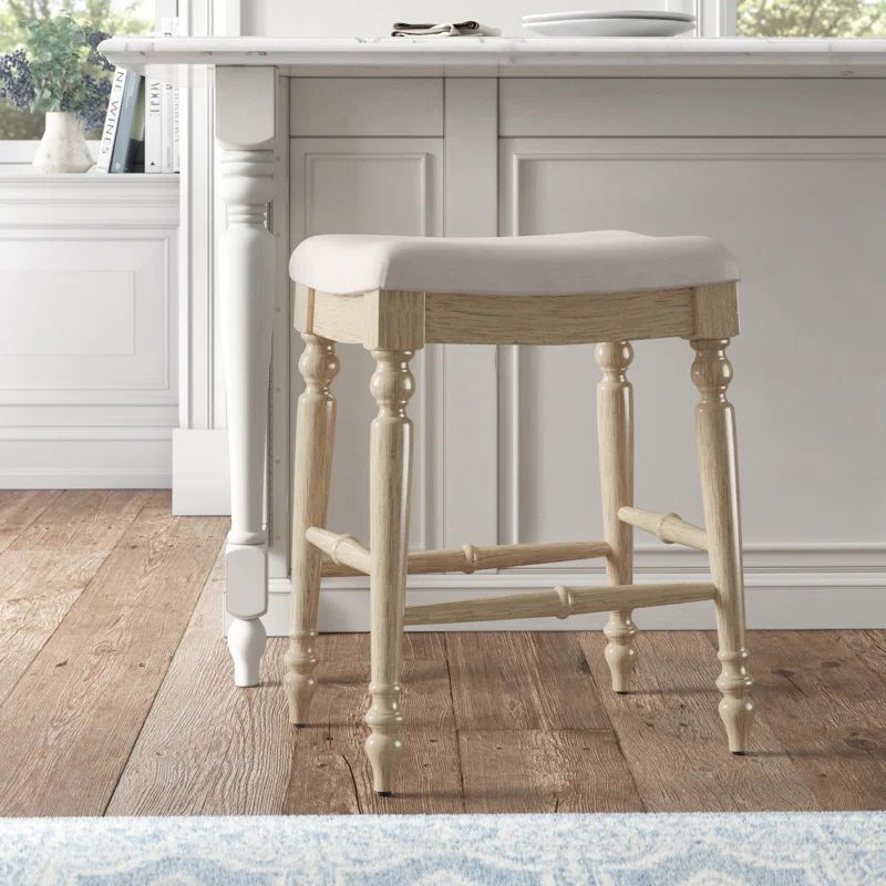 Harleigh Backless Upholstered Wood Counter & Bar Stool | Wayfair North America