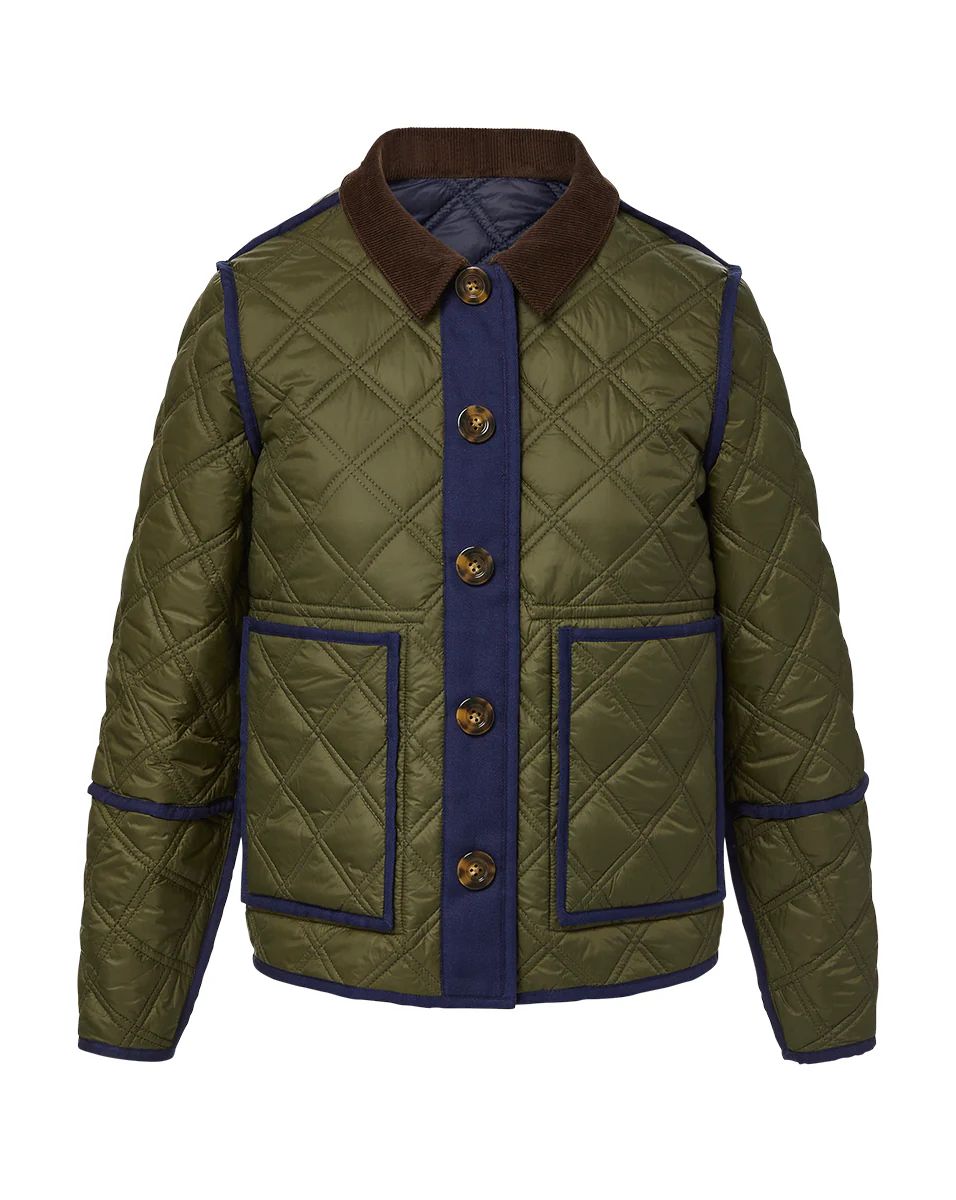 Fenton Quilted Reversible Jacket | Veronica Beard