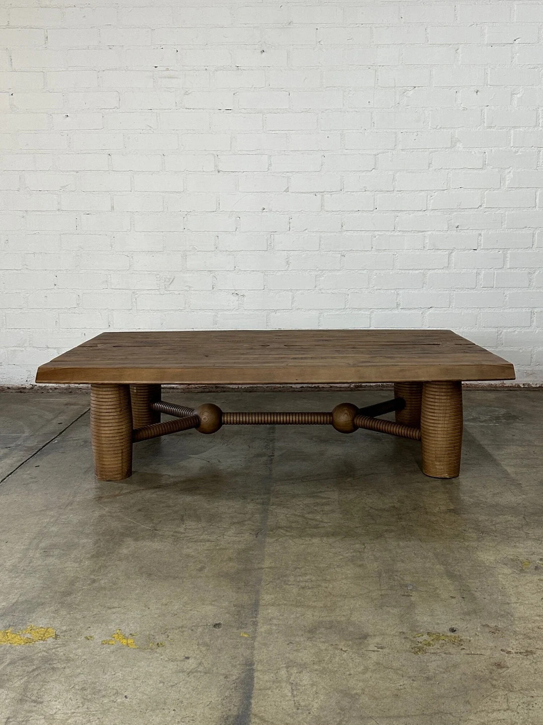 Ribbed Coffee Table in Reclaimed Oak - Etsy | Etsy (US)