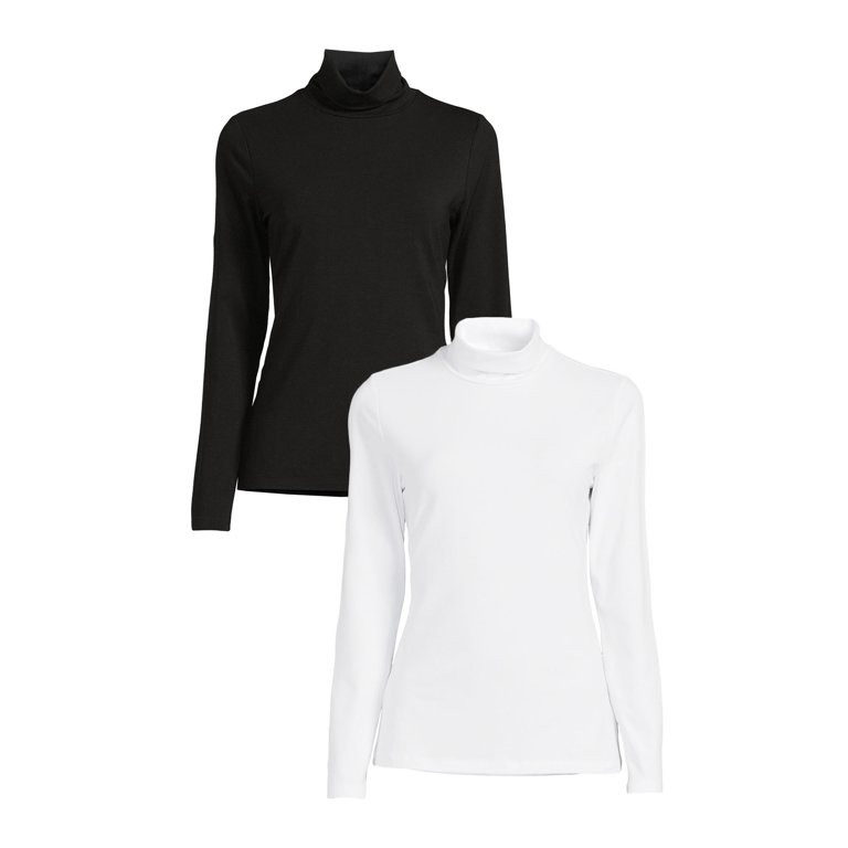 Time and Tru Women's Turtlenecks, 2-Pack | Walmart (US)