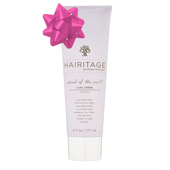 Hairitage Hydrating Jojoba Oil Curl Cream for Curly Hair - Moisturizing Anti Frizz Styling Produc... | Amazon (US)