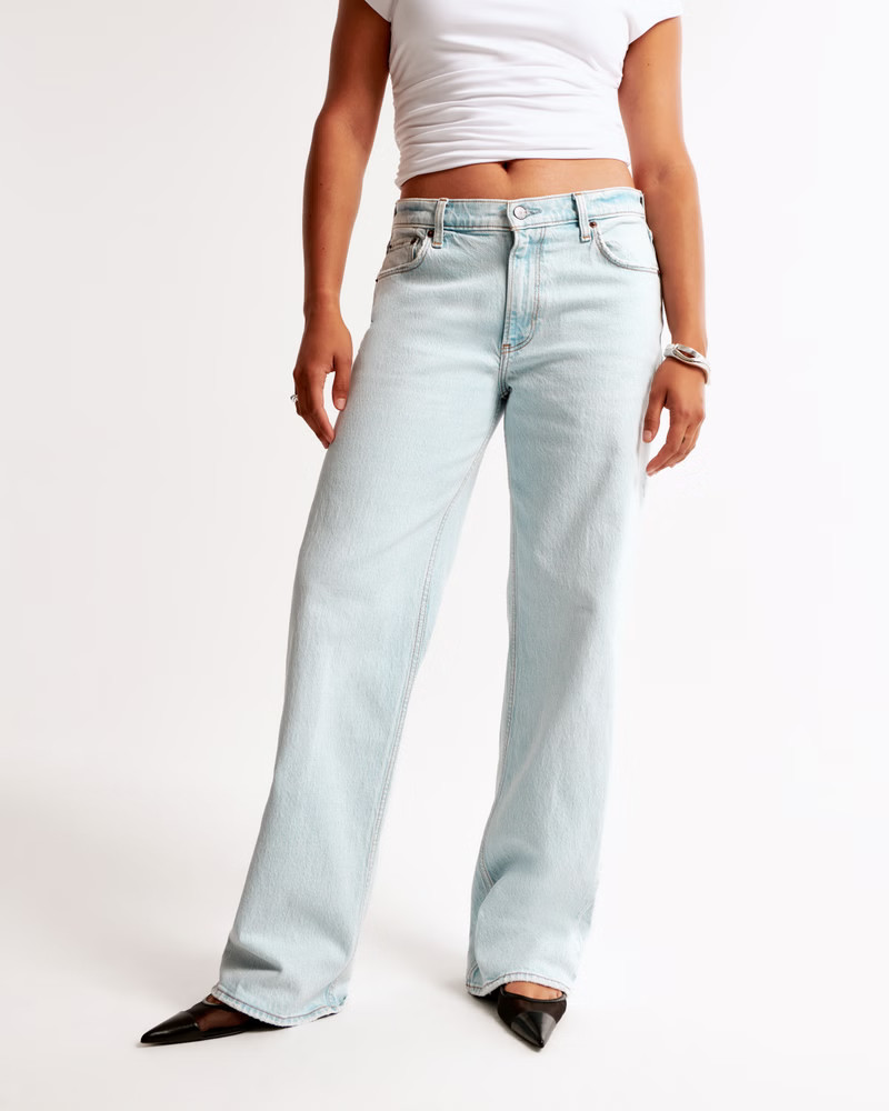 Low Rise Baggy Jean | Abercrombie & Fitch (US)