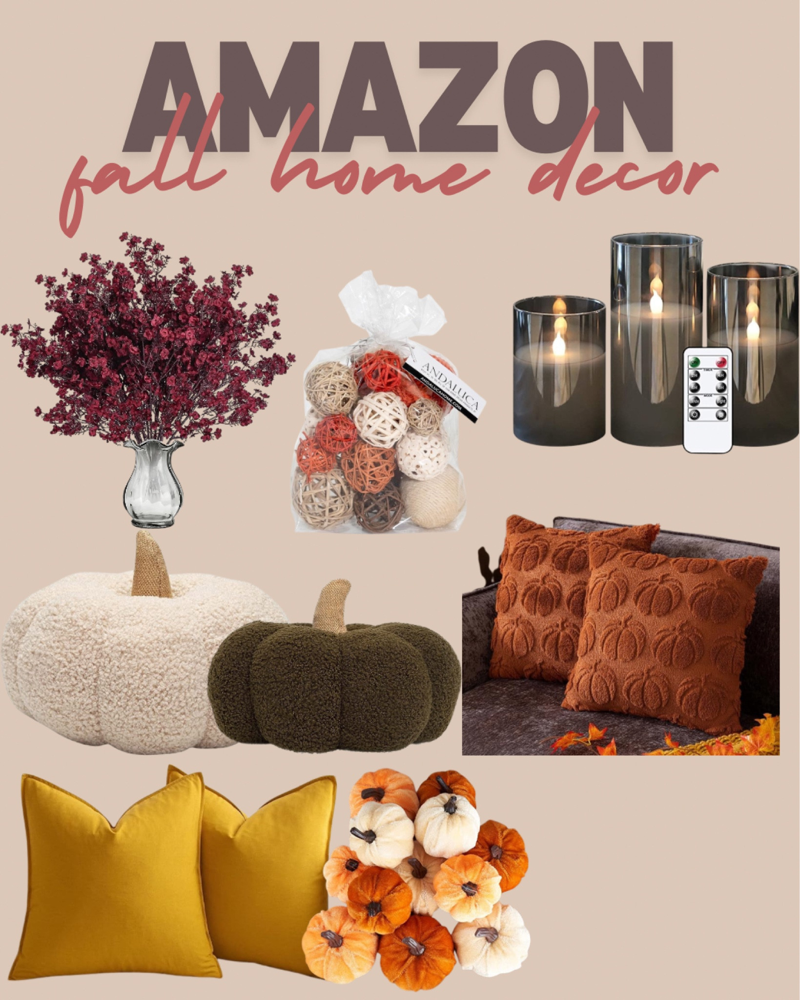Fall home decor from Amazon prime 

Amazon home, Amazon home decor, fall home decor, fall decor, Amazon fall home decor, fall wreath, pumpkin decor, modern fall decor, vases, throw pillows, Halloween, fall decor 2024, fall decorations, living room decor, bedroom decor, porch decor, fall patio, fall 2024, burgundy decor, neutral fall decor, tablescape, fall tablescape, Amazon finds, amazon home, best of Amazon, Amazon seasonal 
#fallhome #amazon #amazonhome #fallhomedecor

#LTKHome #LTKFindsUnder100 #LTKSeasonal